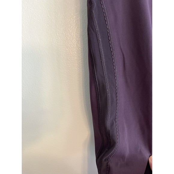 Lululemon Cropped Mesh Side Leggings Women’s Size 4 Athletic Training Gym - Picture 2 of 10
